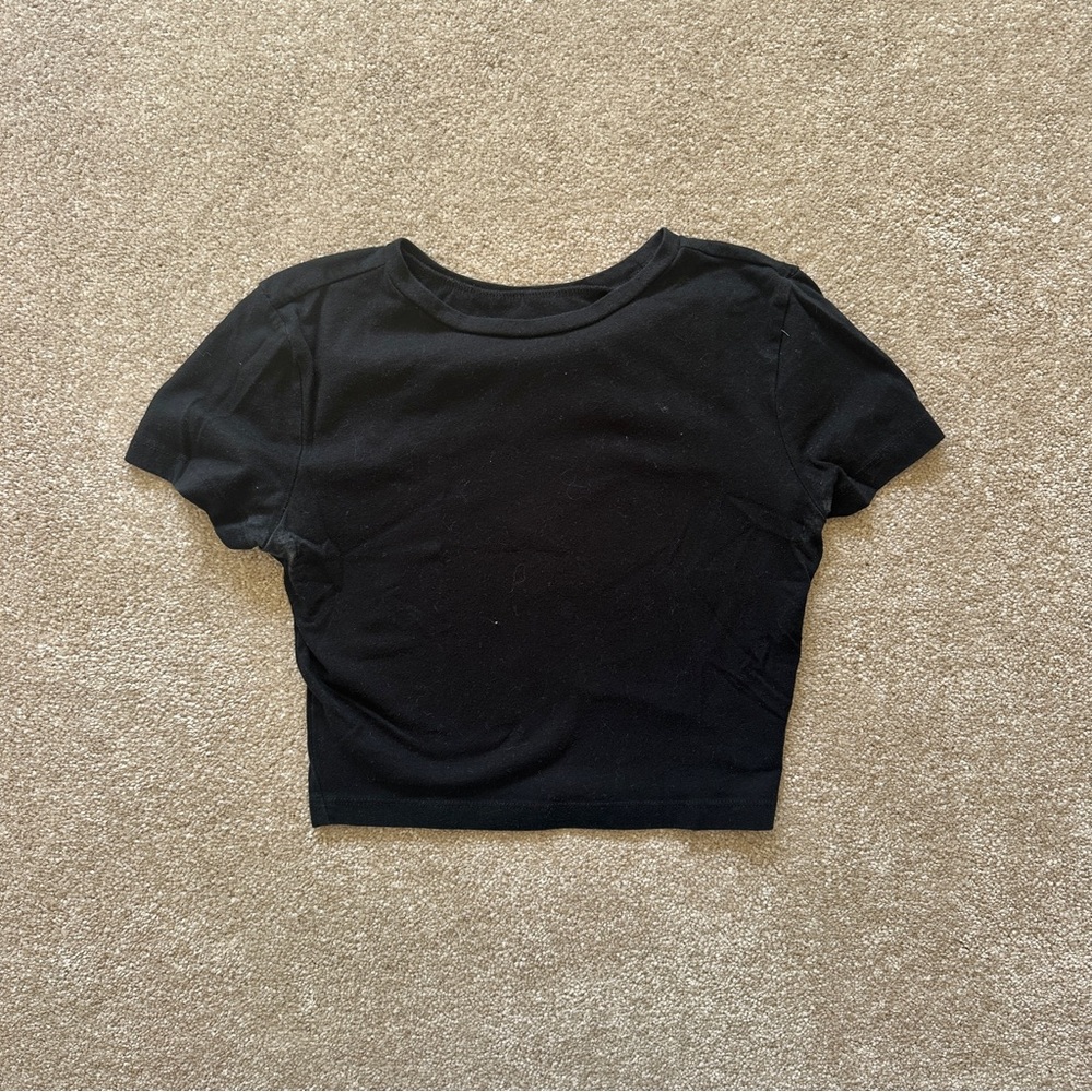 Black Women's Crop Top